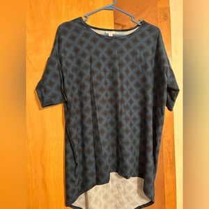 Blue and black Irma tunic